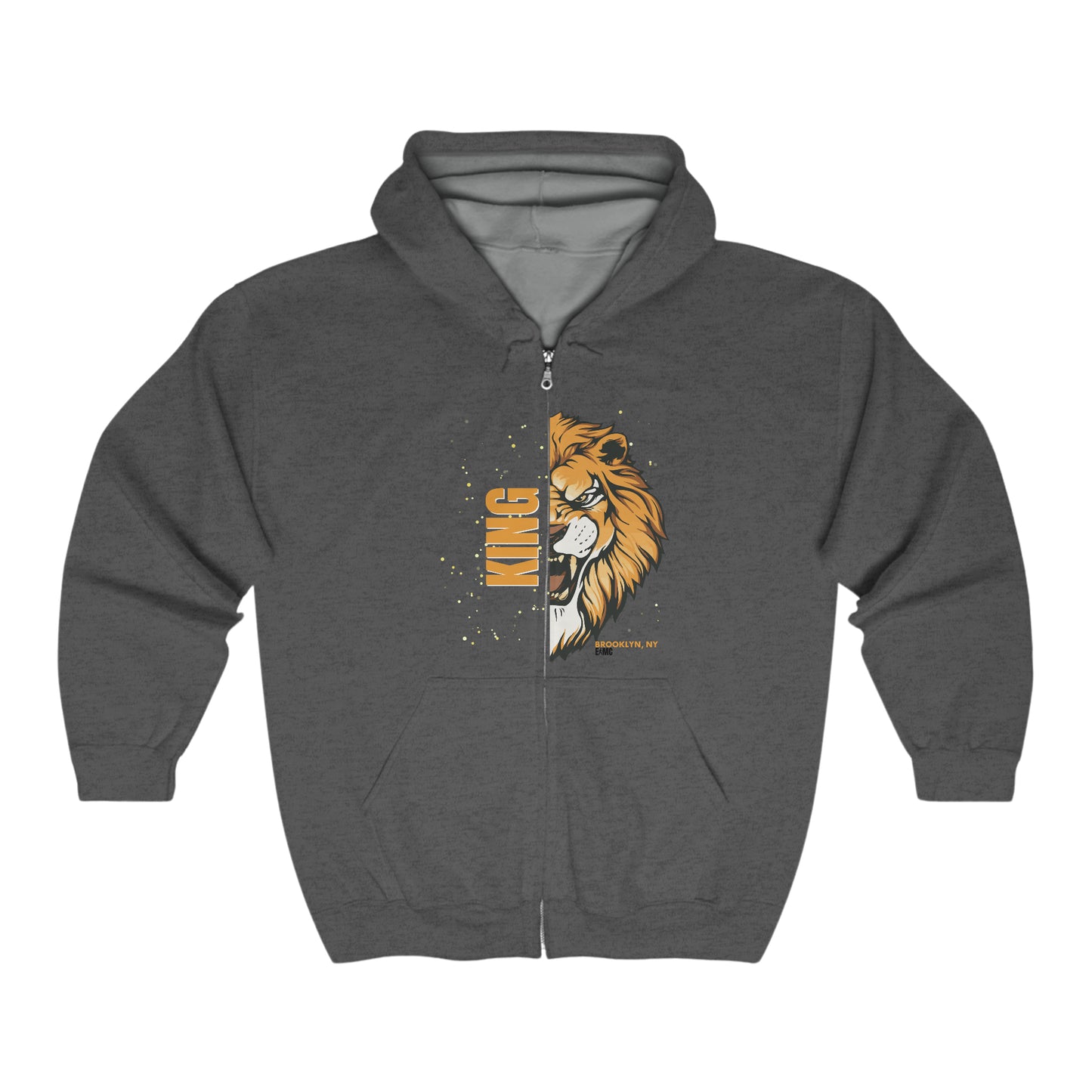 King Lion Full Zip Hooded Sweatshirt
