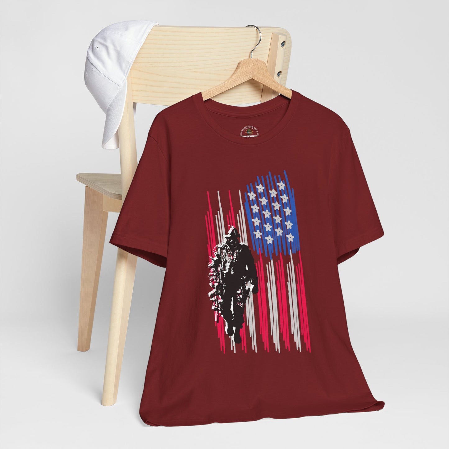 Veteran and American Flag Tee