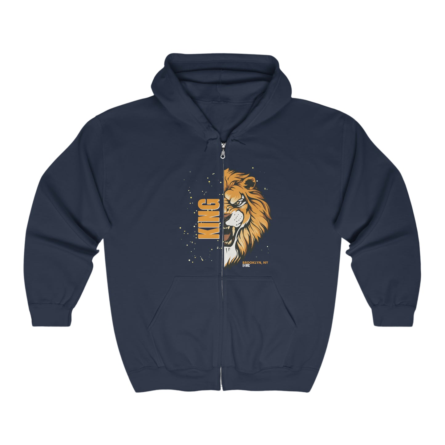King Lion Full Zip Hooded Sweatshirt
