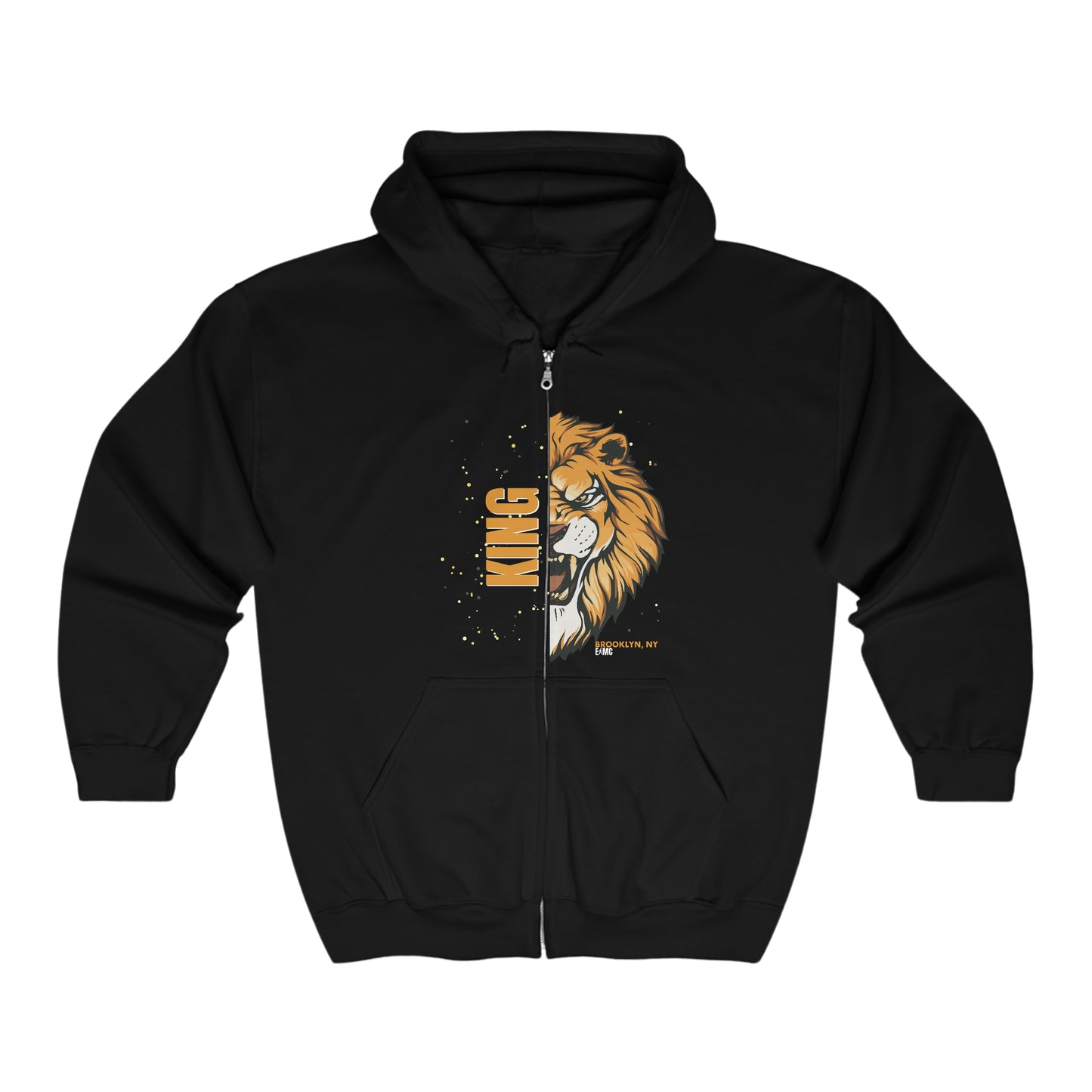 King Lion Full Zip Hooded Sweatshirt