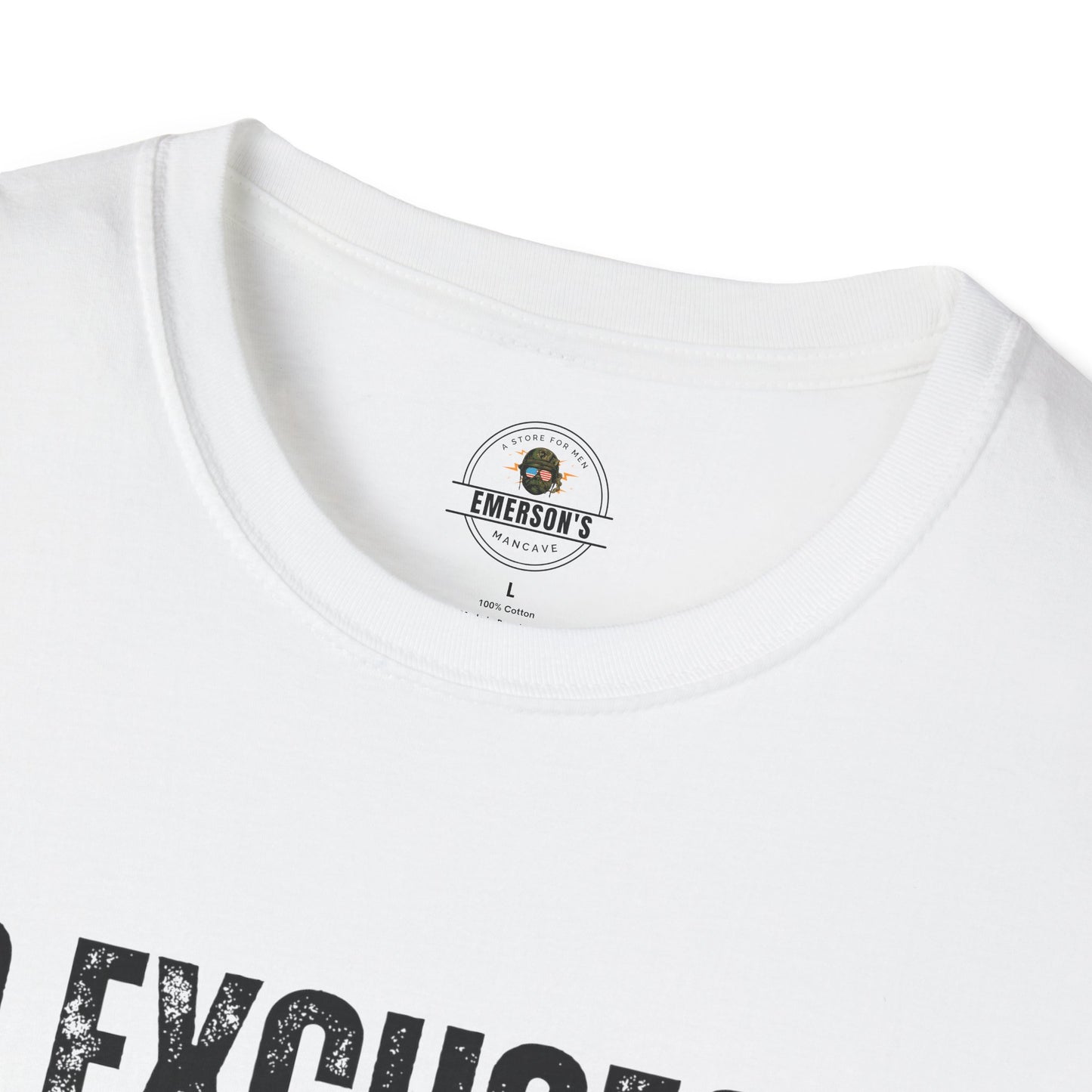 No Excuses. No Apologies.— Motivational Tee