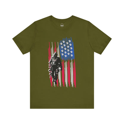 Veteran and American Flag Tee