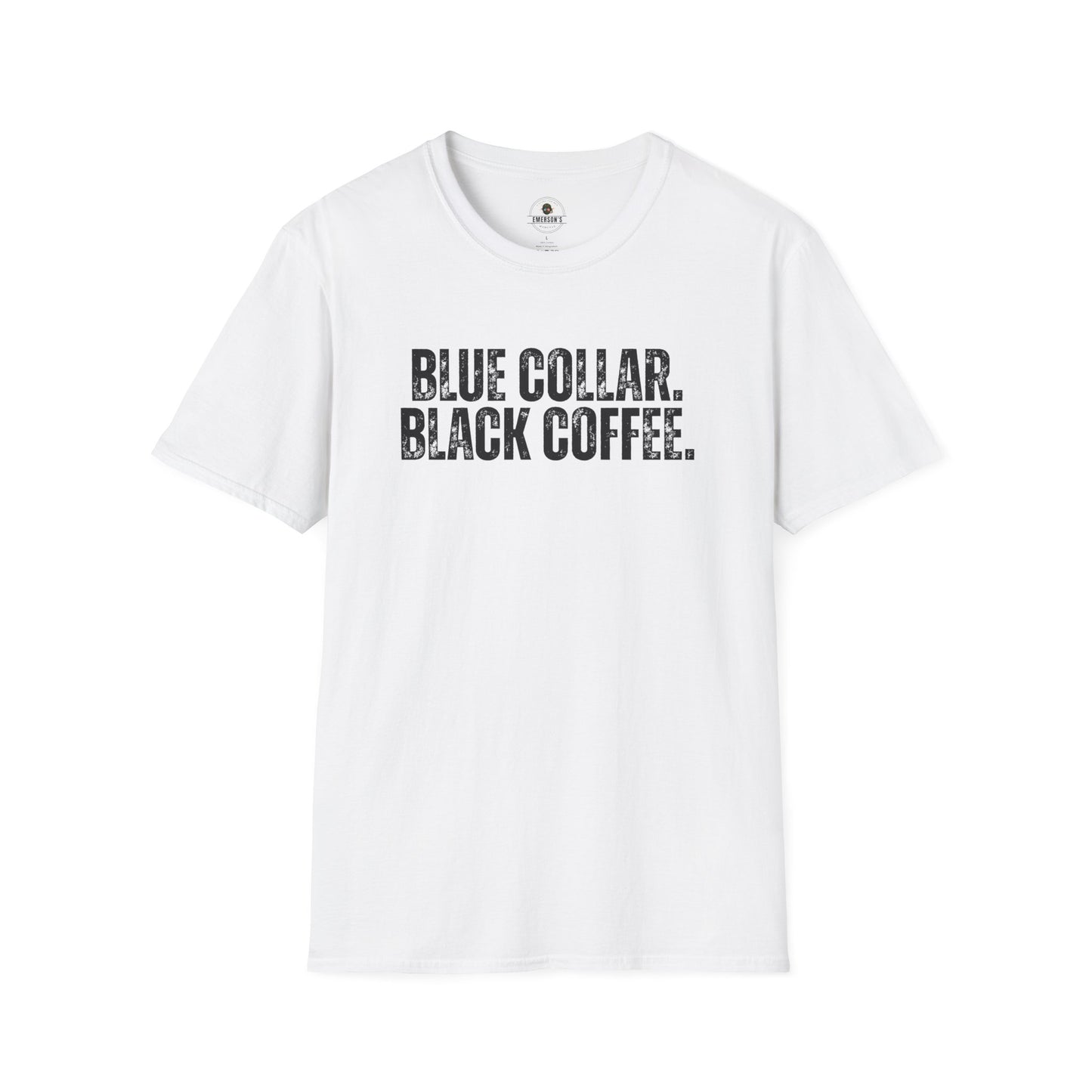 Blue Collar. Black Coffee. T-Shirt