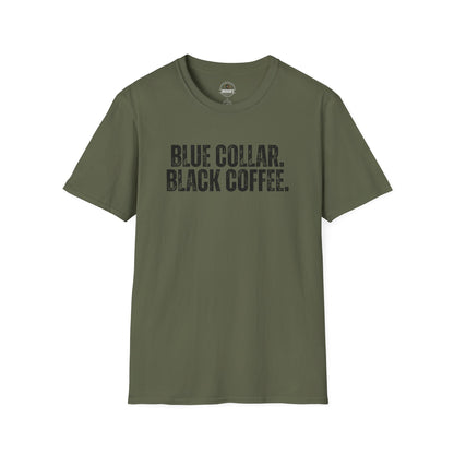 Blue Collar. Black Coffee. T-Shirt
