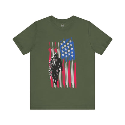 Veteran and American Flag Tee