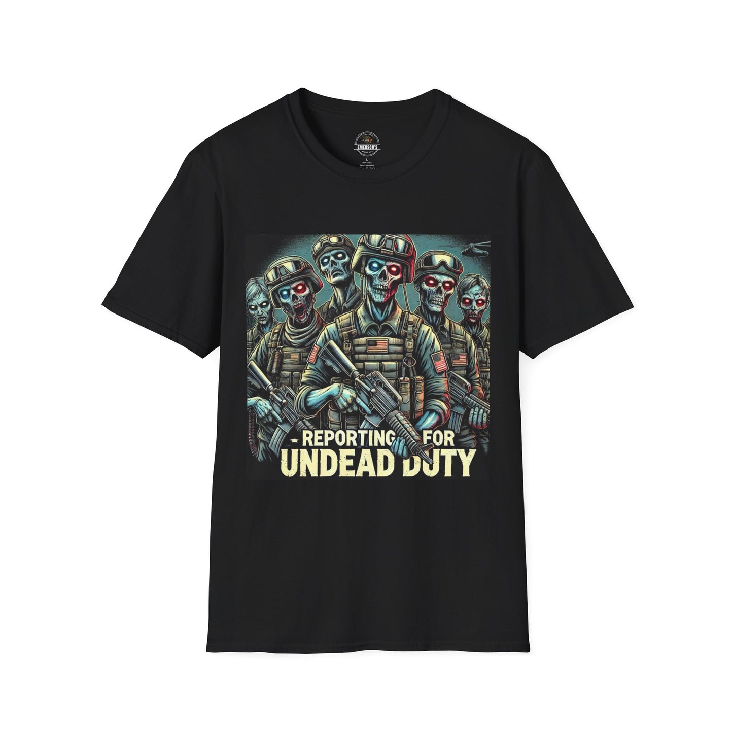Military Zombies Reporting for Undead Duty Tee