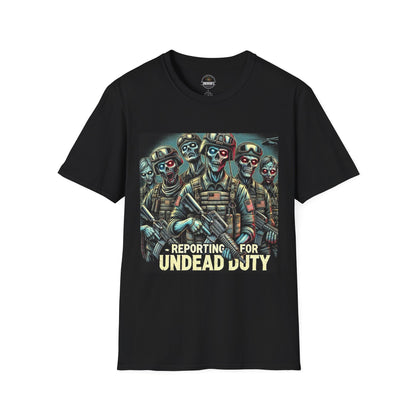 Military Zombies Reporting for Undead Duty Tee