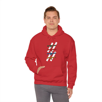 The Pew Pew Hoodie — Cool Multi-Color Design
