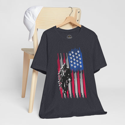 Veteran and American Flag Tee