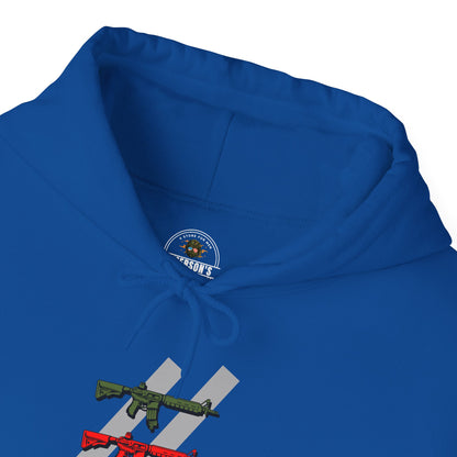 The Pew Pew Hoodie — Cool Multi-Color Design