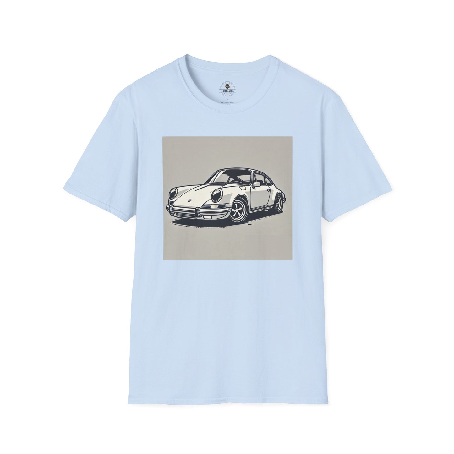 German Sports Car T-Shirt - Minimalist Design