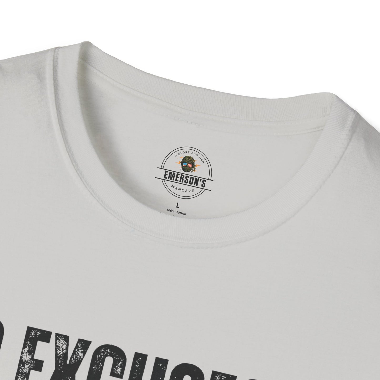 No Excuses. No Apologies.— Motivational Tee