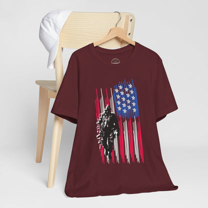 Veteran and American Flag Tee
