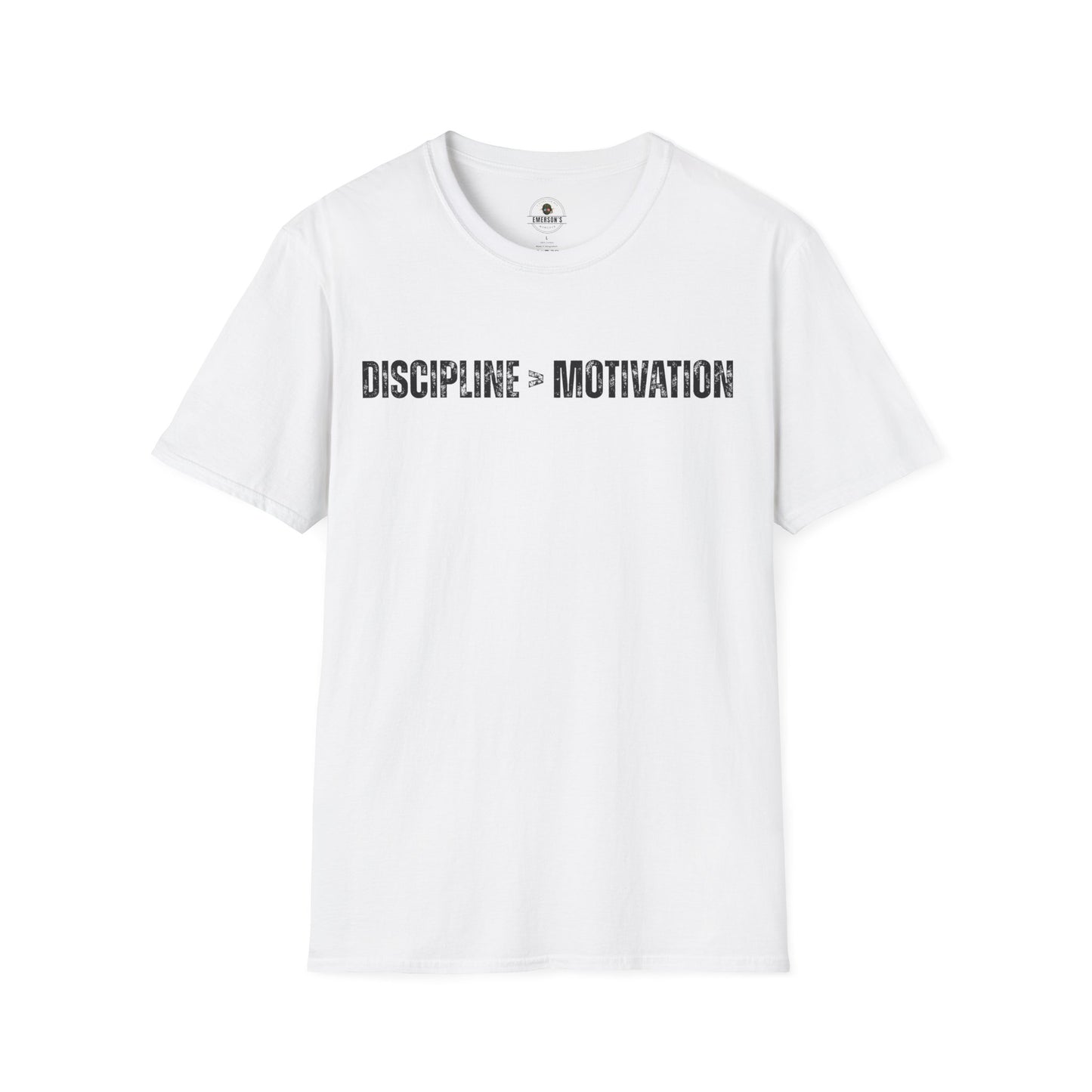 Discipline > Motivation Tee