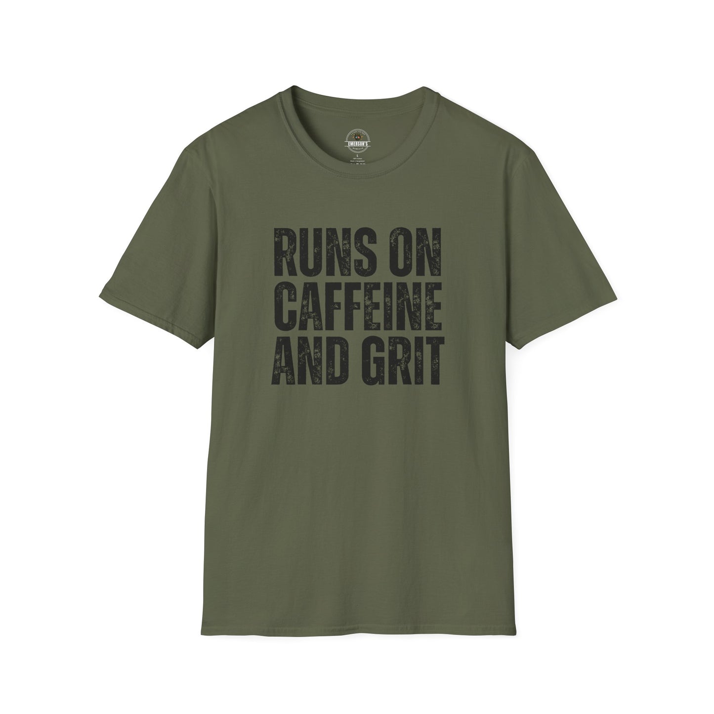 Runs on Caffeine and Grit Tee