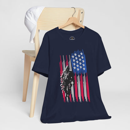 Veteran and American Flag Tee
