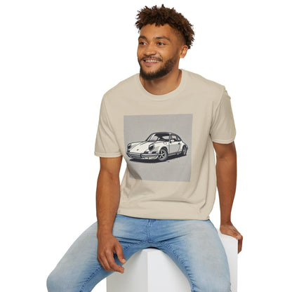 German Sports Car T-Shirt - Minimalist Design