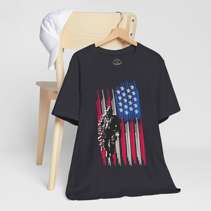 Veteran and American Flag Tee