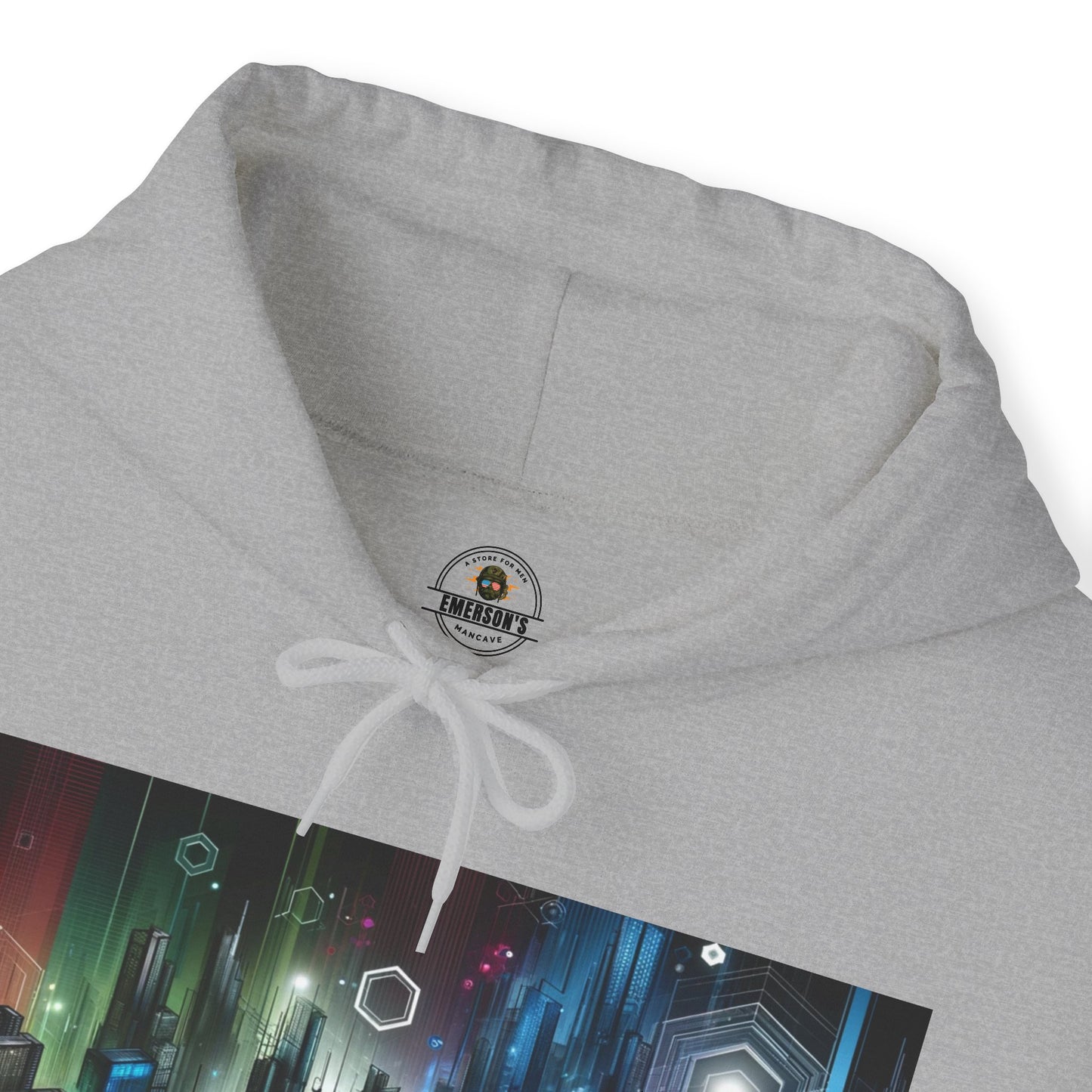 Futuristic Urban City Hooded Sweatshirt/Hoodie