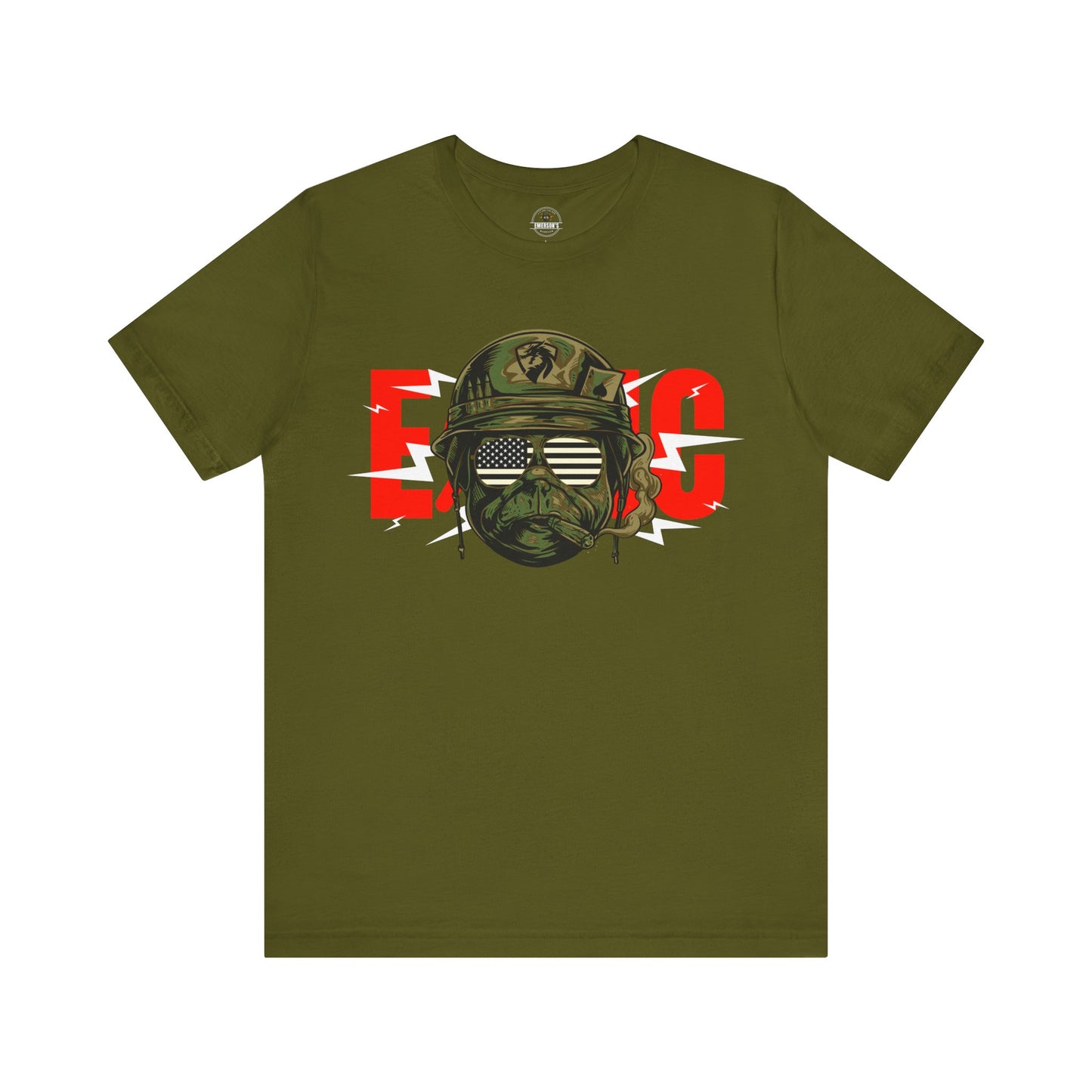 Herk The Veteran Bulldog Tee