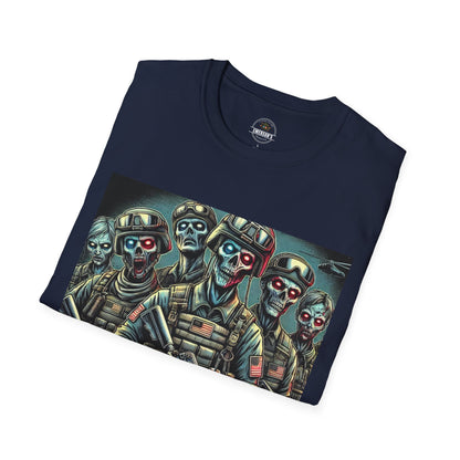 Military Zombies Reporting for Undead Duty Tee