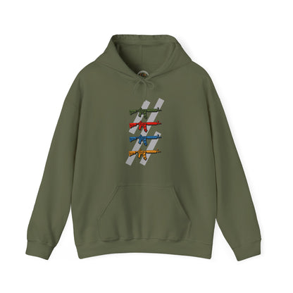 The Pew Pew Hoodie — Cool Multi-Color Design