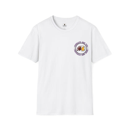 Sundays Football & Beer Tee - Pink and Black