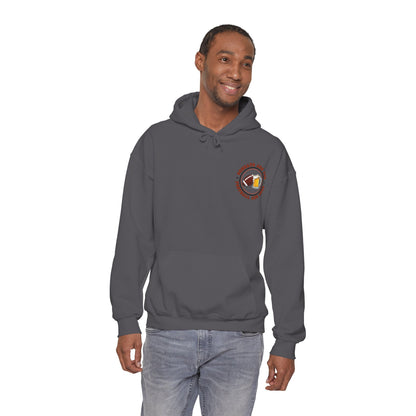 Sundays Football & Beer Hoodie- Orange and Black