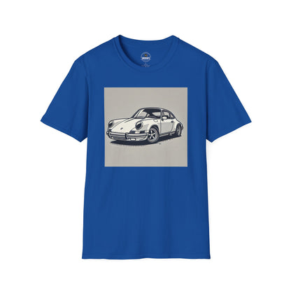 German Sports Car T-Shirt - Minimalist Design