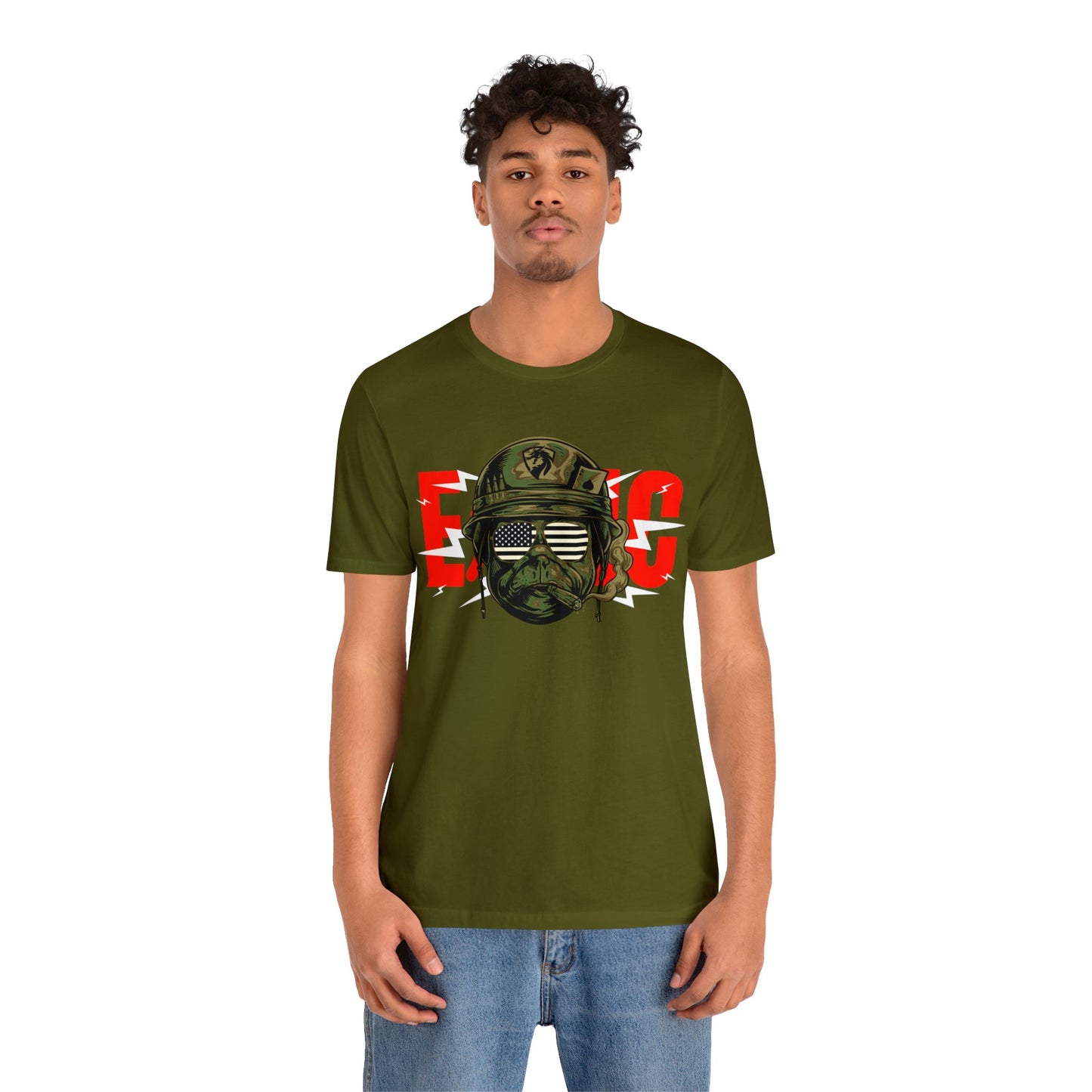 Herk The Veteran Bulldog T-shirt