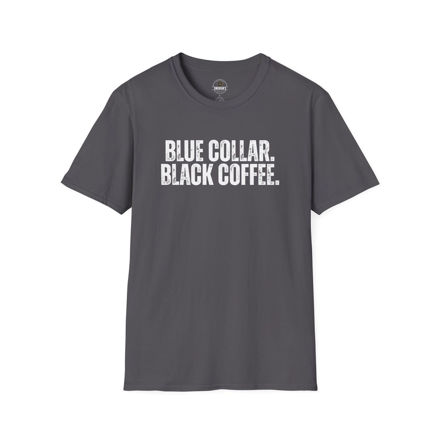Blue Collar. Black Coffee. T-Shirt