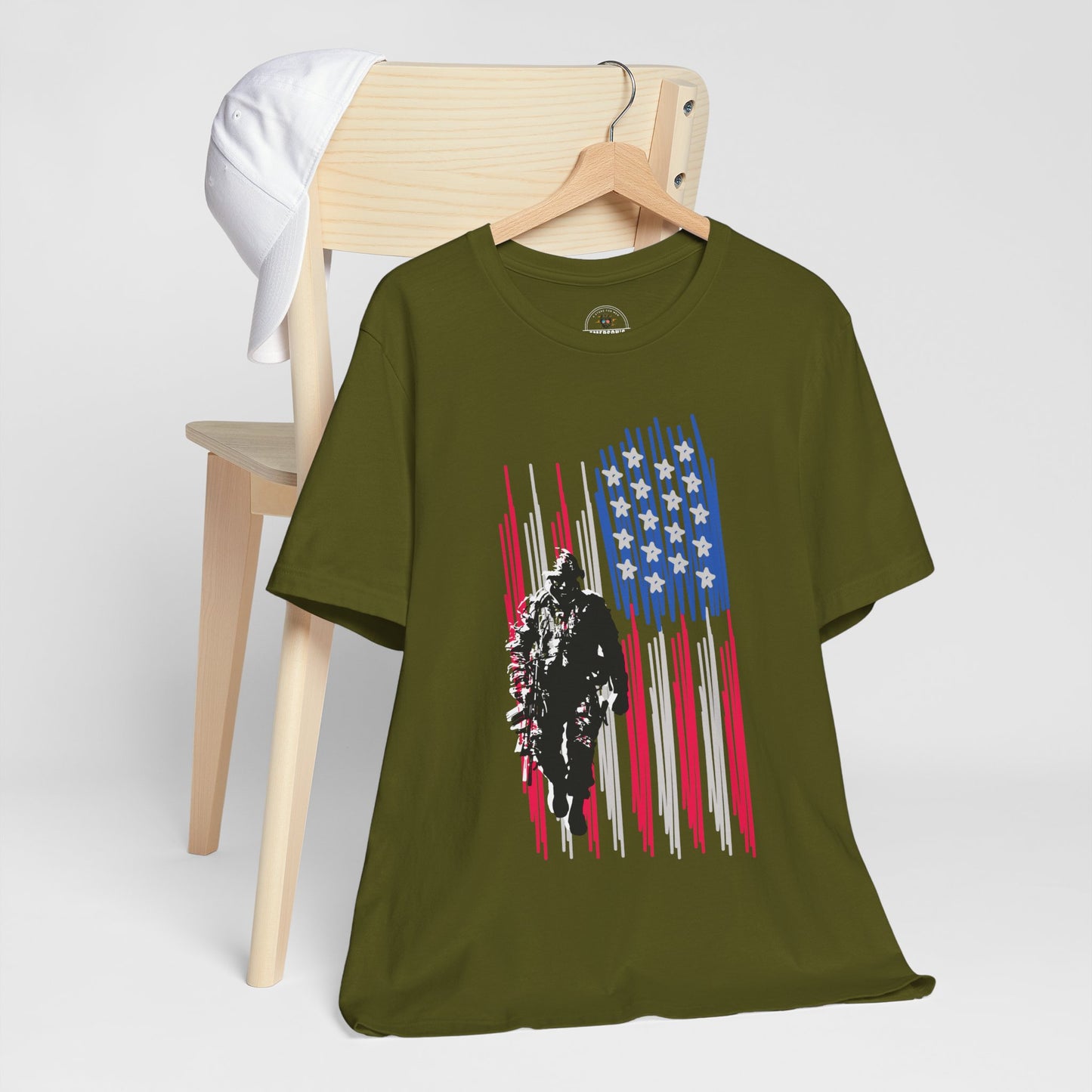Veteran and American Flag Tee