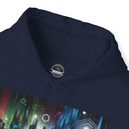 Futuristic Urban City Hooded Sweatshirt/Hoodie