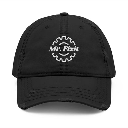 Mr Fix-It Embroidered Distressed Dad Hat
