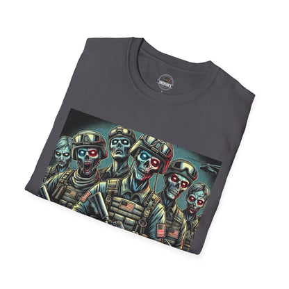 Military Zombies Reporting for Undead Duty Tee