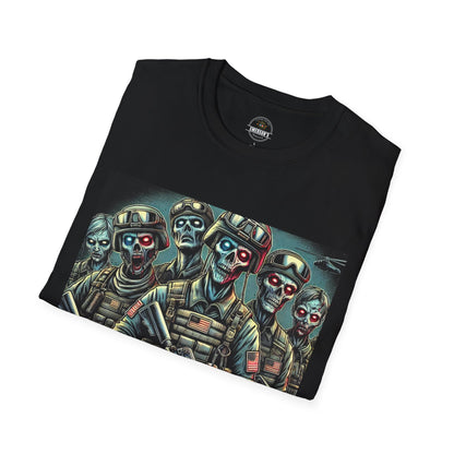 Military Zombies Reporting for Undead Duty Tee