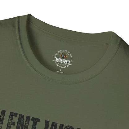 Silent Work. Loud Results. Motivational Tee