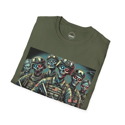 Military Zombies Reporting for Undead Duty Tee