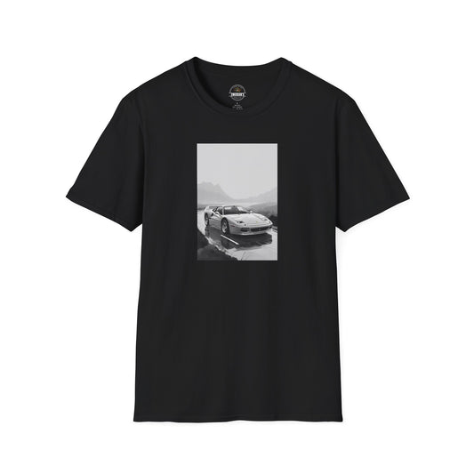 Black & White Sports Car Tee