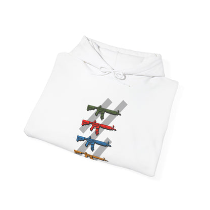 The Pew Pew Hoodie — Cool Multi-Color Design
