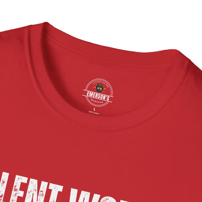 Silent Work. Loud Results. Motivational Tee