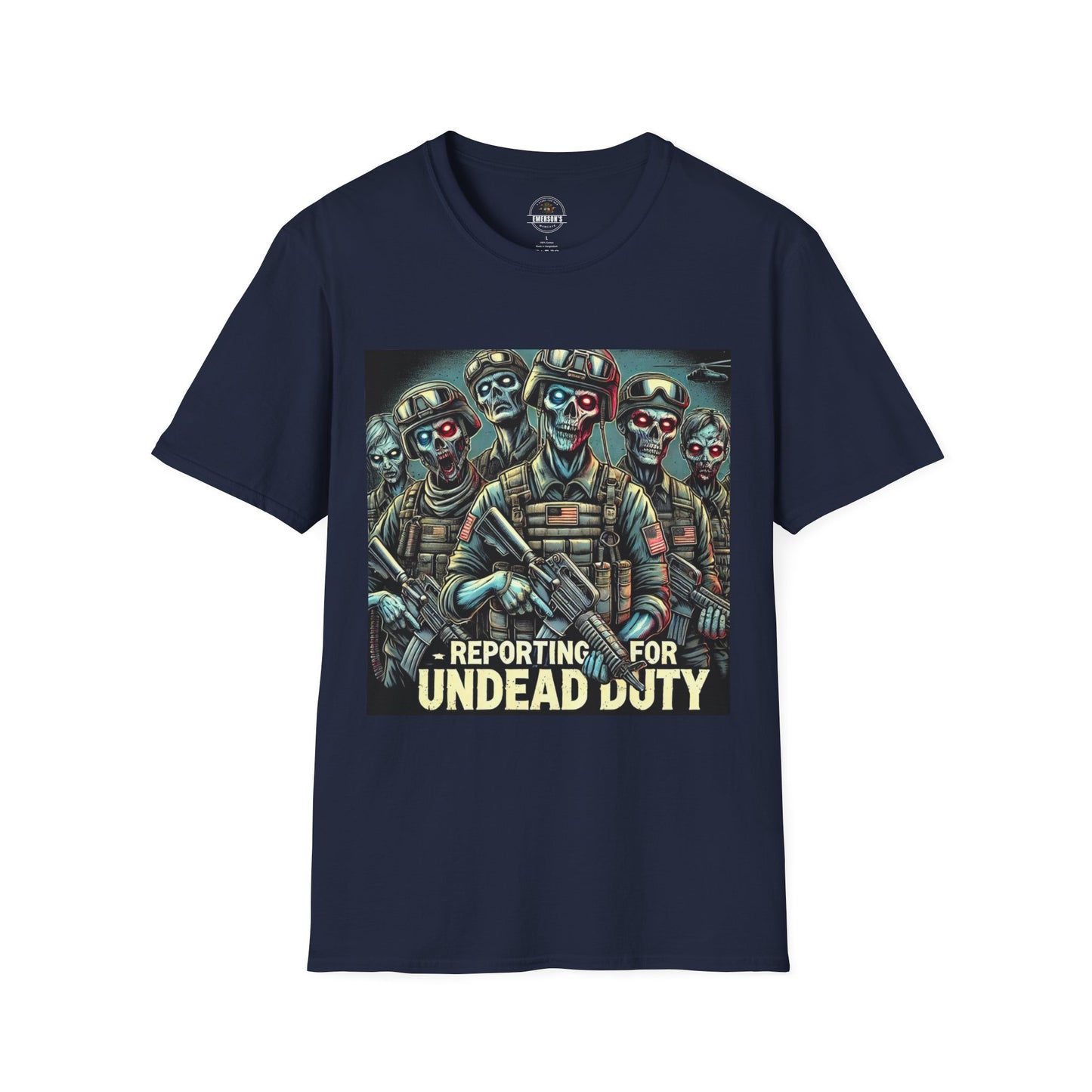 Military Zombies Reporting for Undead Duty Tee