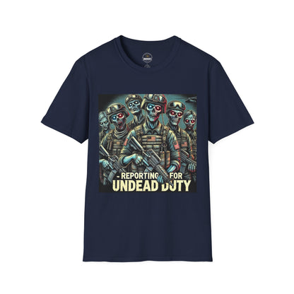 Military Zombies Reporting for Undead Duty Tee
