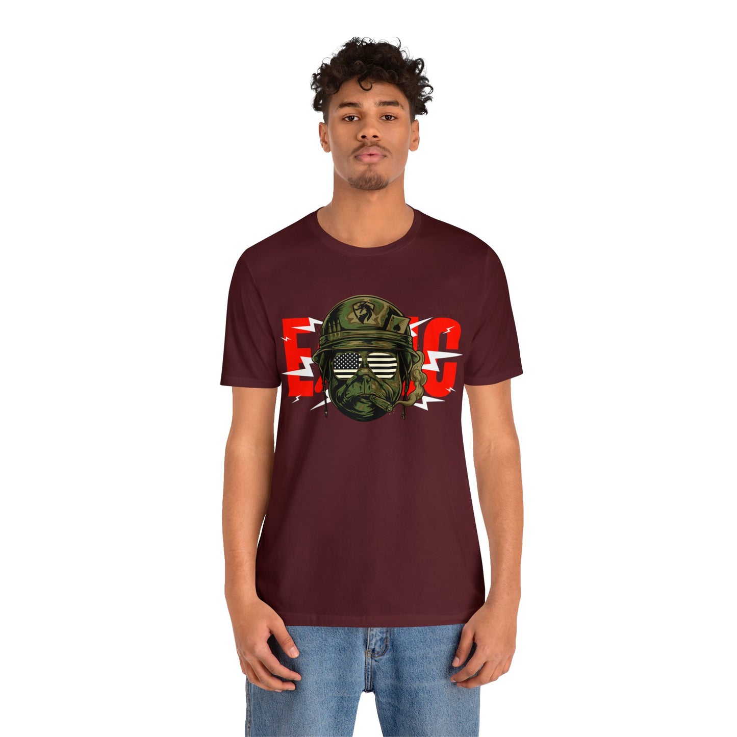 Herk The Veteran Bulldog T-shirt