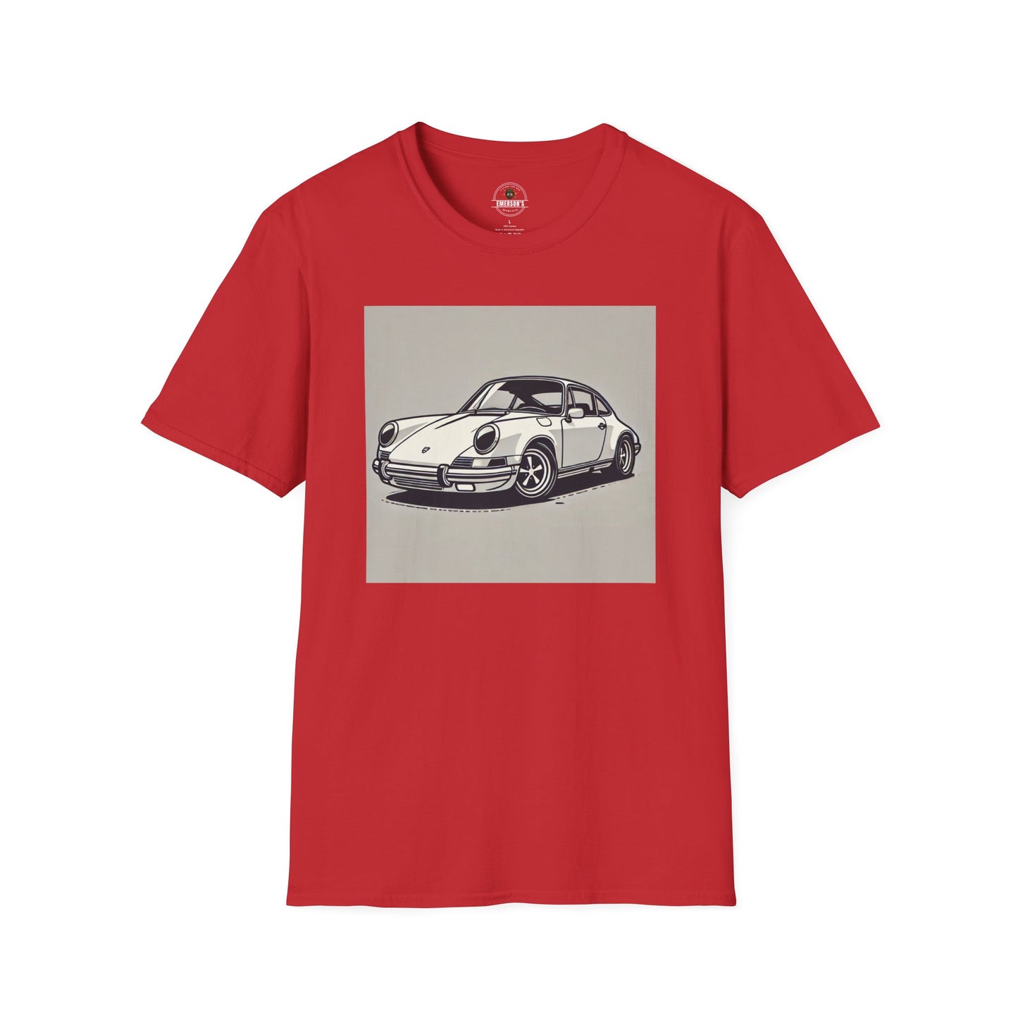 German Sports Car T-Shirt - Minimalist Design