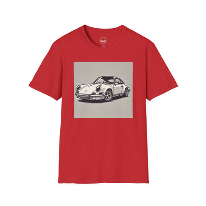 German Sports Car T-Shirt - Minimalist Design