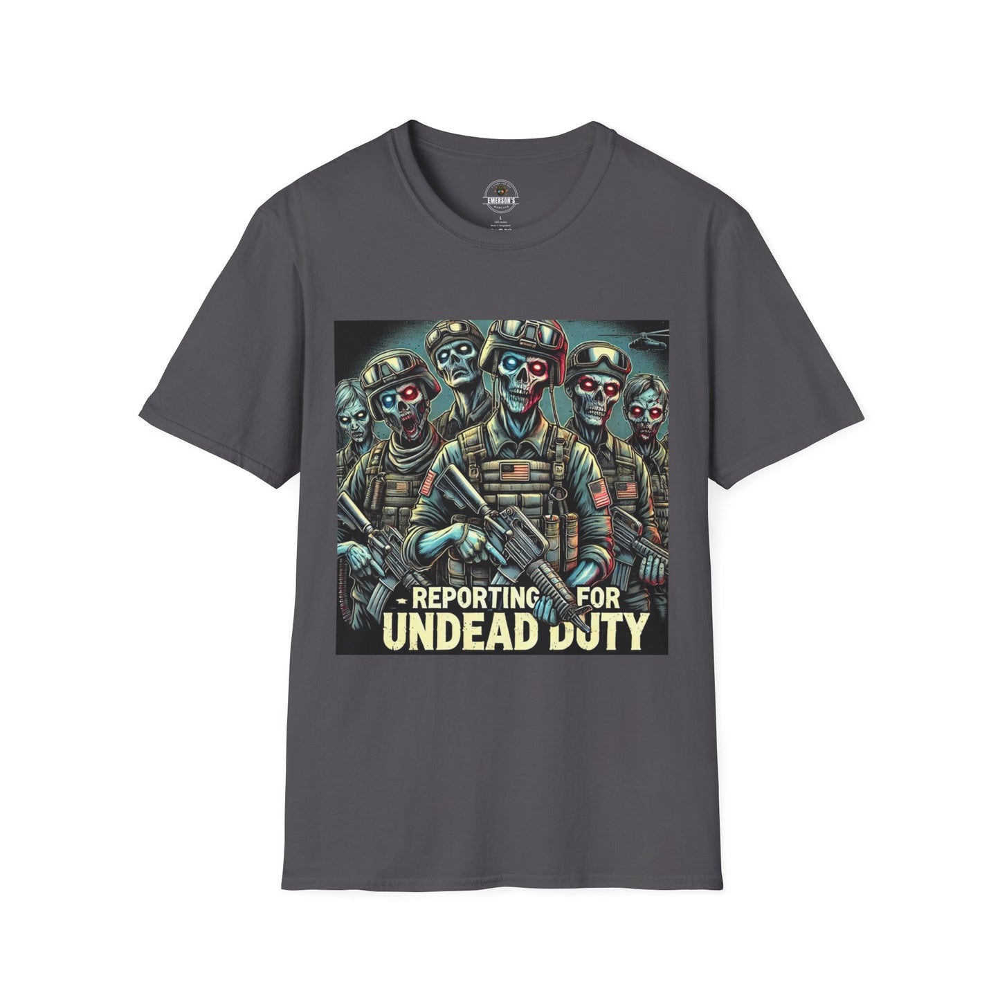 Military Zombies Reporting for Undead Duty Tee