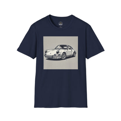 German Sports Car T-Shirt - Minimalist Design