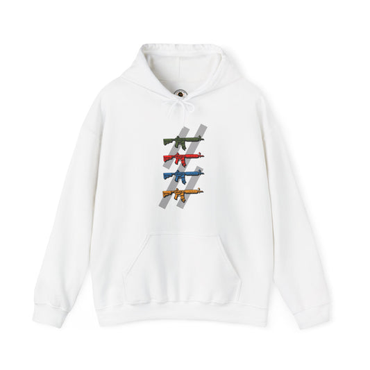 The Pew Pew Hoodie — Cool Multi-Color Design