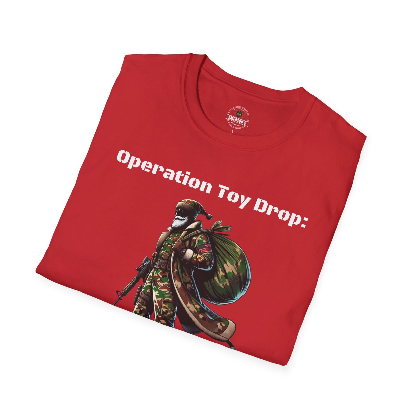 Santa Camo T-Shirt - Operation Toy Drop, Mission Complete